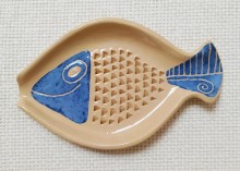 Keramické struhadlo ryba modrá