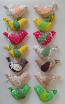 Ptáček na zavěšení mix