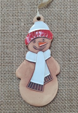 Keramický závěsný sněhulák