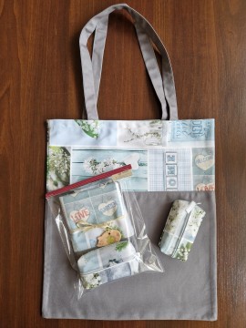 Dárkový balíček - taška, obal na kapesníky, drobná keramika