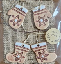 Sada keramických ozdob