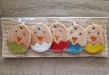 Sada velikonočních keramických vajíček