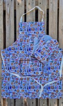 Dárkové balení - zástěra + chňapky - pivo