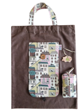 Skládací taška, obal na kapesníčky, drobná keramika 04