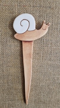 Keramický zápich šnek 05