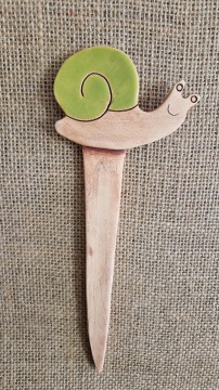 Keramický zápich šnek 06