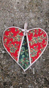 Srdíčková chňapka  - vánoční 09