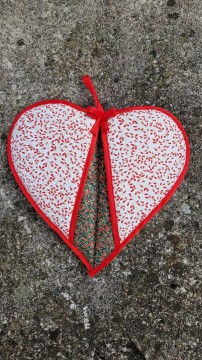 Srdíčková chňapka  - vánoční 02