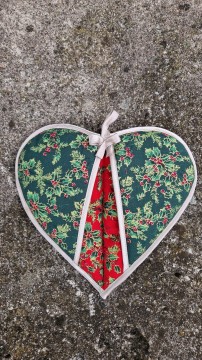 Srdíčková chňapka  - vánoční 07