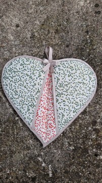 Srdíčková chňapka  - vánoční 01