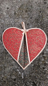 Srdíčková chňapka  - vánoční 04