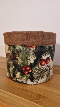 Kuchyňský košík vánoční 01