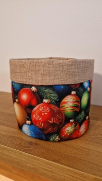 Kuchyňský košík vánoční 02