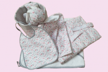 Set pro miminka - růžové srdíčko