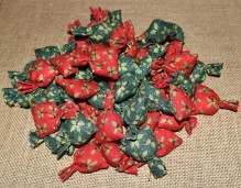 Vánoční mini pytlíček s kořením mix zeleno-červený